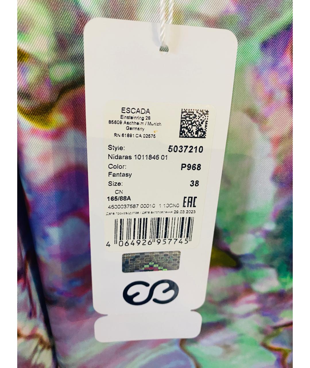 ESCADA Мульти вискозная блузы, фото 4