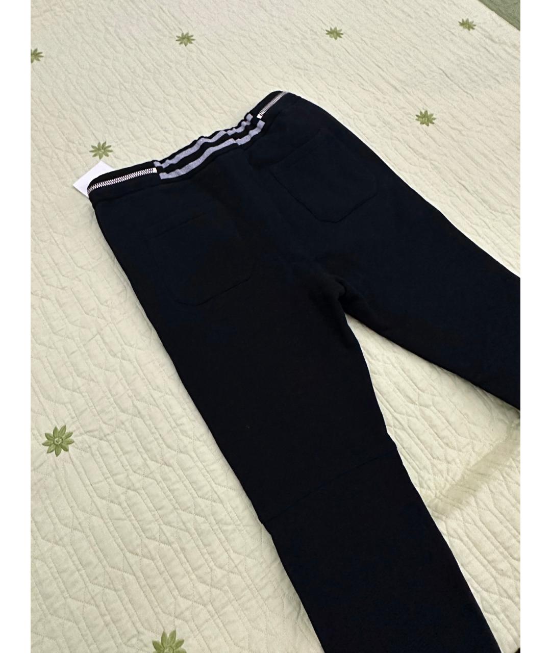 BALMAIN Черные хлопковые повседневные брюки, фото 7