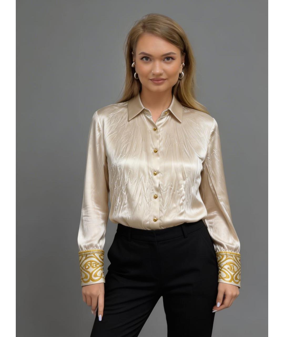 ROBERTO CAVALLI Шелковая рубашка, фото 6