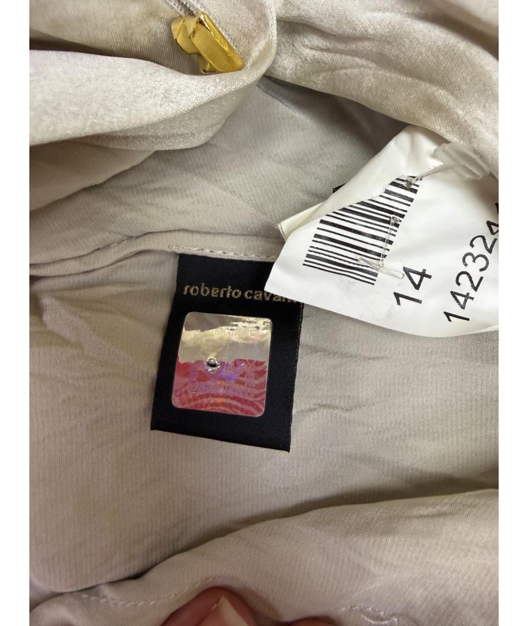 ROBERTO CAVALLI Шелковая рубашка, фото 4