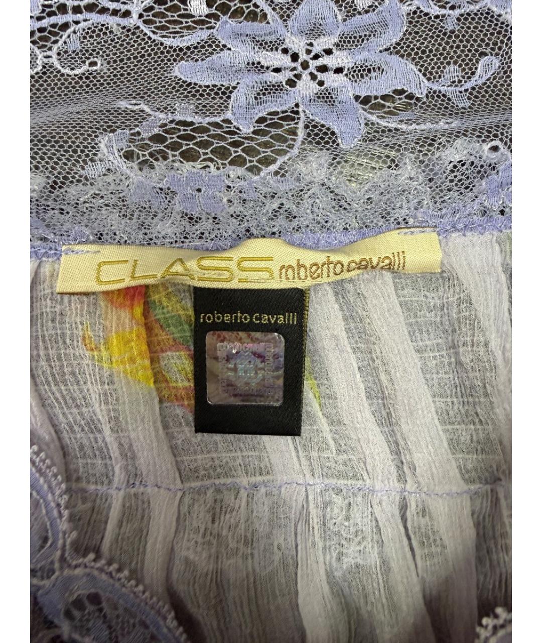 ROBERTO CAVALLI Мульти шелковая блузы, фото 3