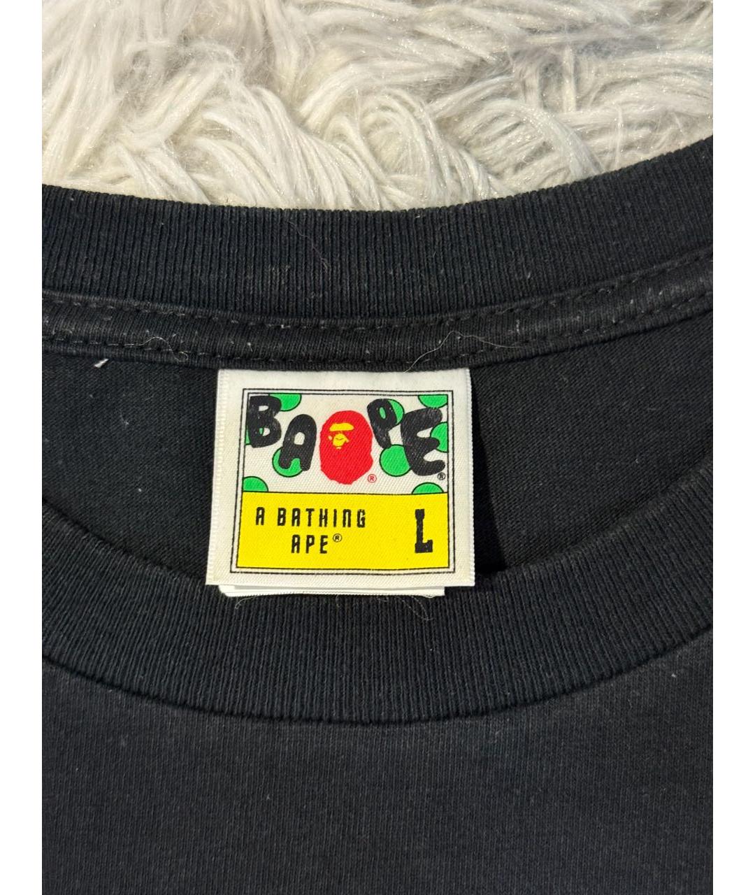 BAPE Черная футболка, фото 4