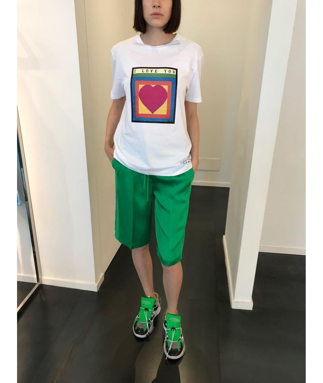 ICEBERG Белая хлопковая футболка, фото 2