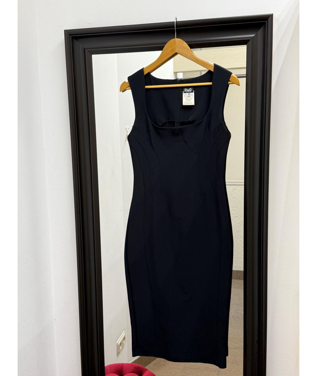 DOLCE&GABBANA Черное вечернее платье, фото 6