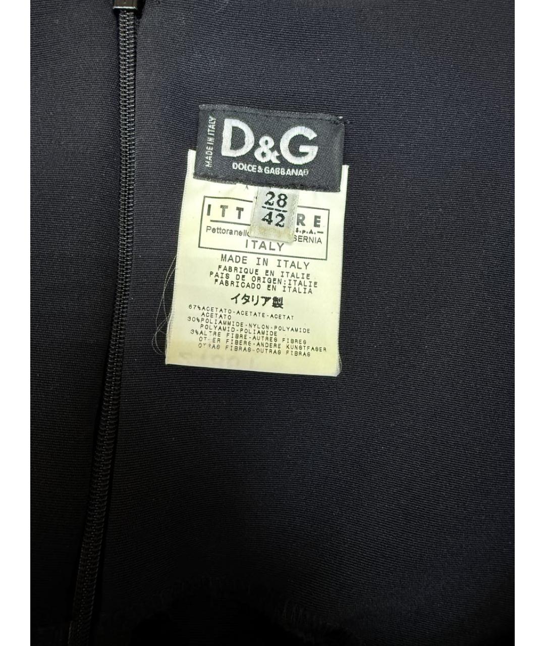 DOLCE&GABBANA Черное вечернее платье, фото 3