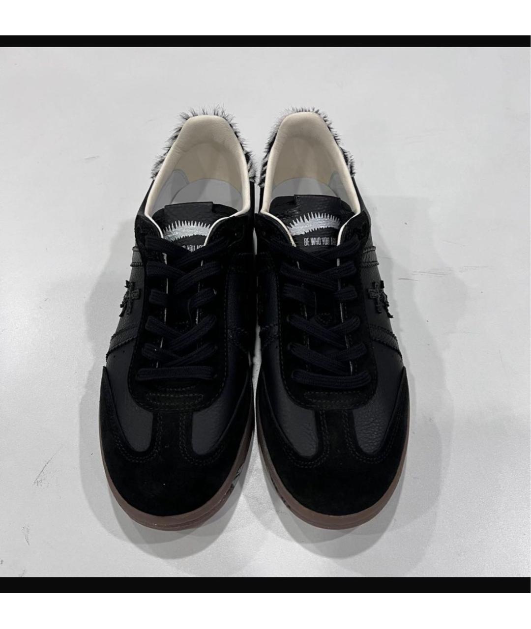 PREMIATA Черные кожаные кеды, фото 3