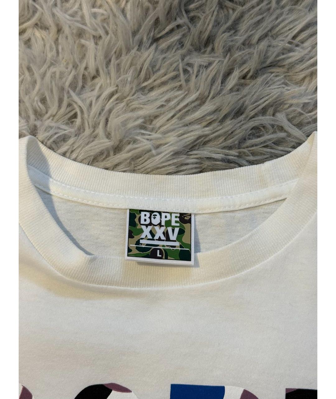 BAPE Белая футболка, фото 4