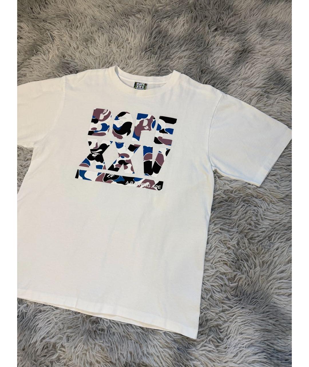 BAPE Белая футболка, фото 2