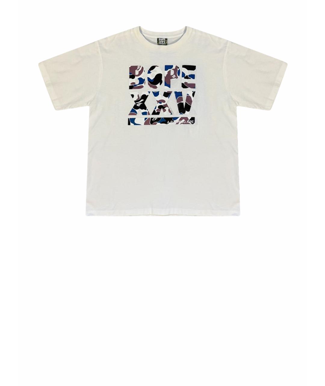 BAPE Белая футболка, фото 1