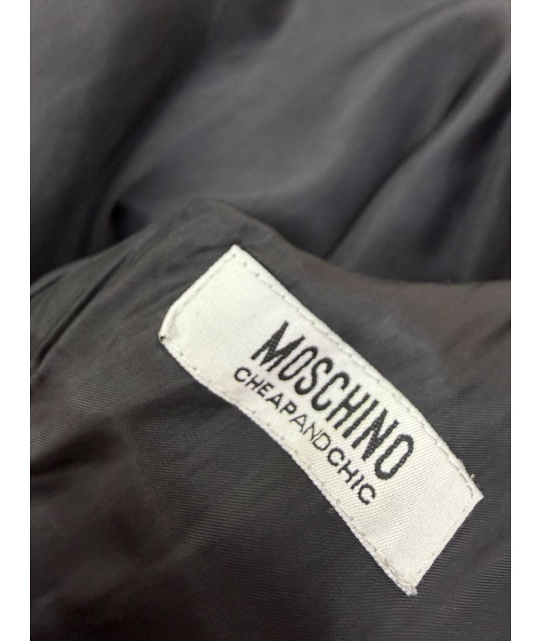 MOSCHINO Черный сарафан, фото 3