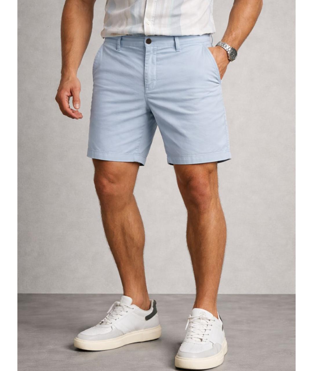 HUGO BOSS Голубые шорты, фото 6