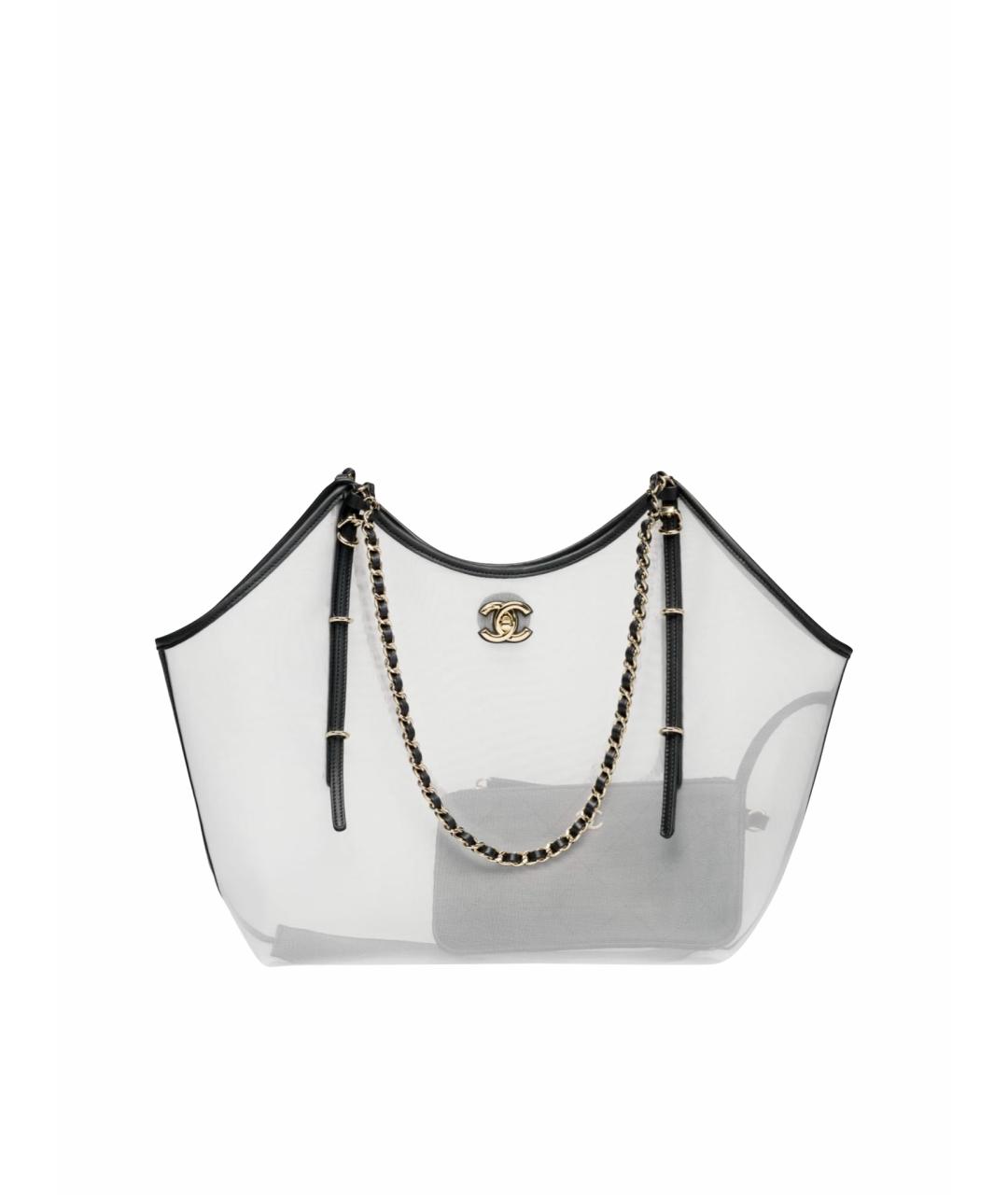 CHANEL Белая пляжная сумка, фото 1