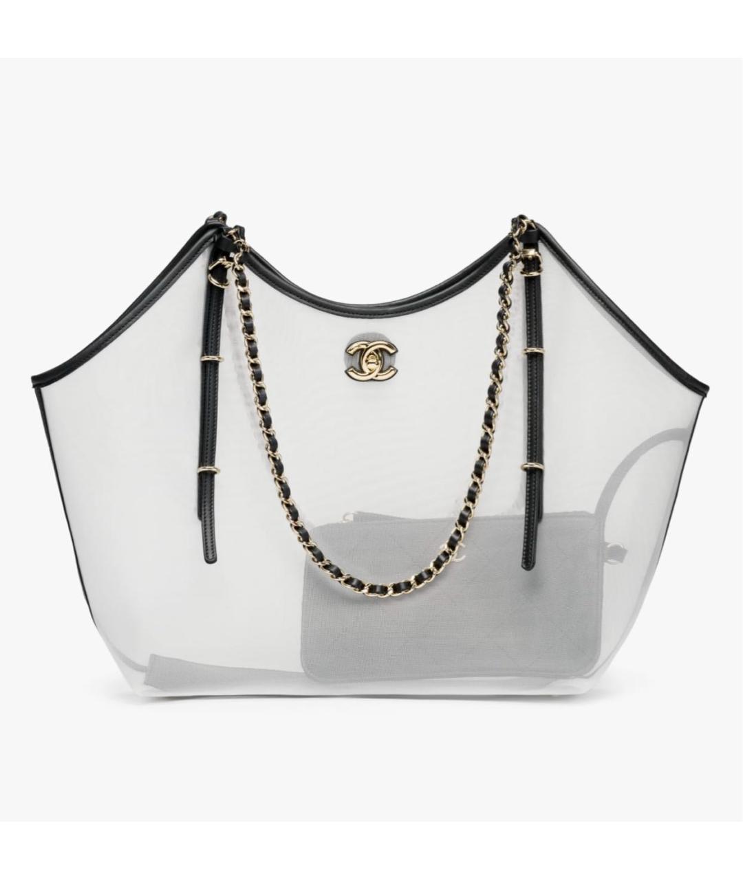 CHANEL Белая пляжная сумка, фото 3