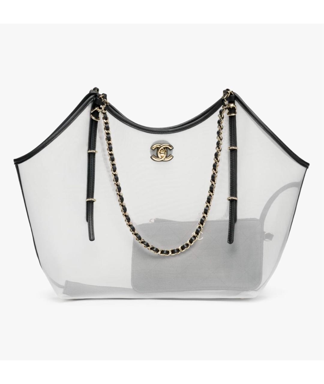 CHANEL Белая пляжная сумка, фото 2