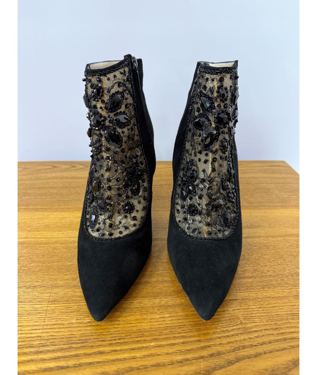 RENE CAOVILLA Черные ботильоны, фото 3