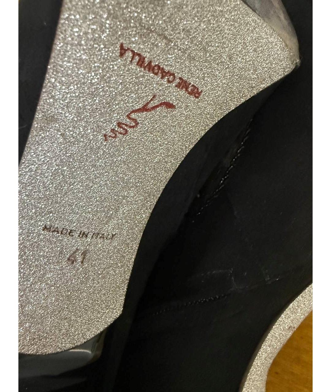 RENE CAOVILLA Черные ботильоны, фото 7