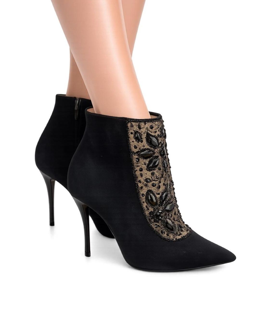 RENE CAOVILLA Черные ботильоны, фото 9