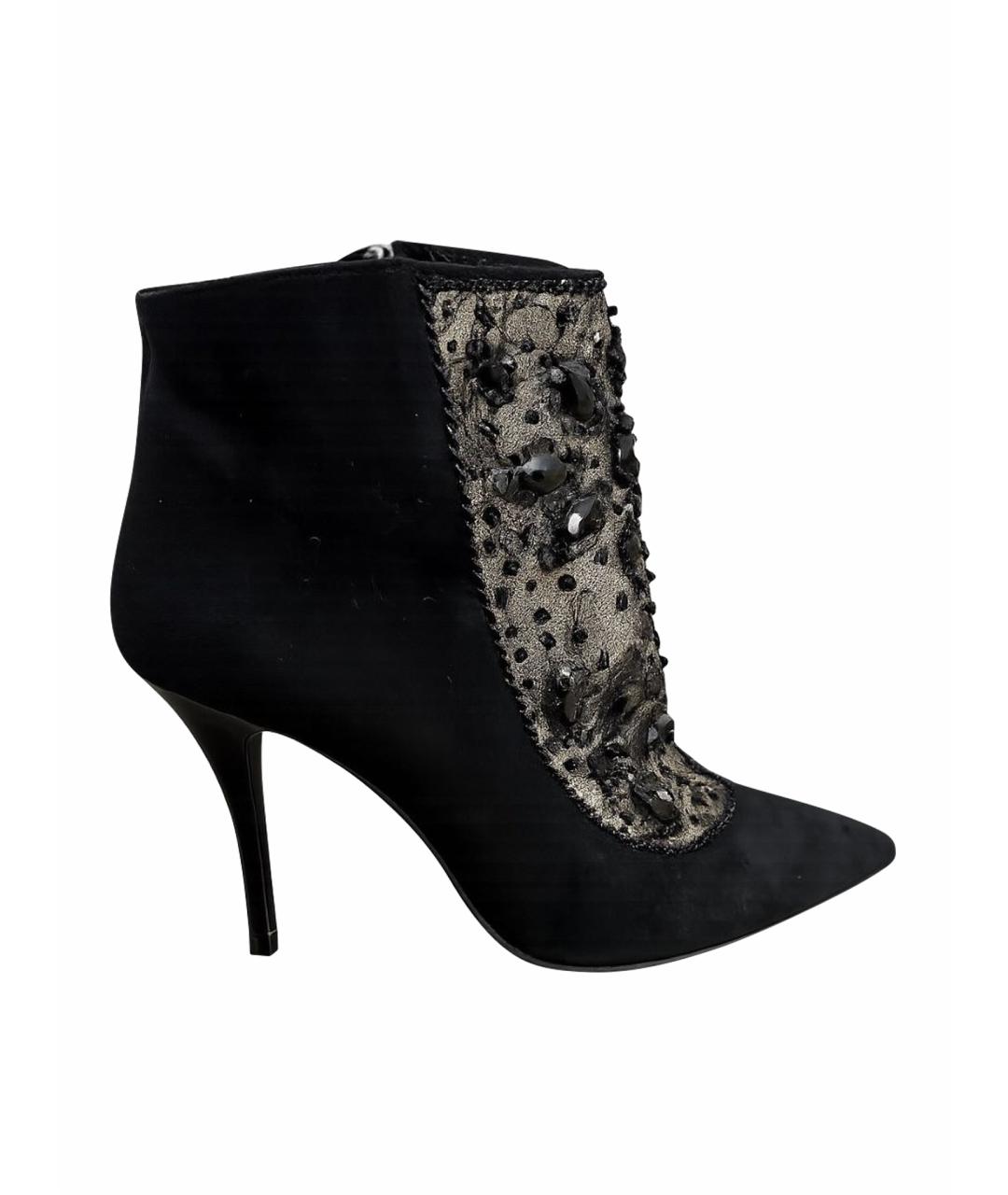 RENE CAOVILLA Черные ботильоны, фото 1