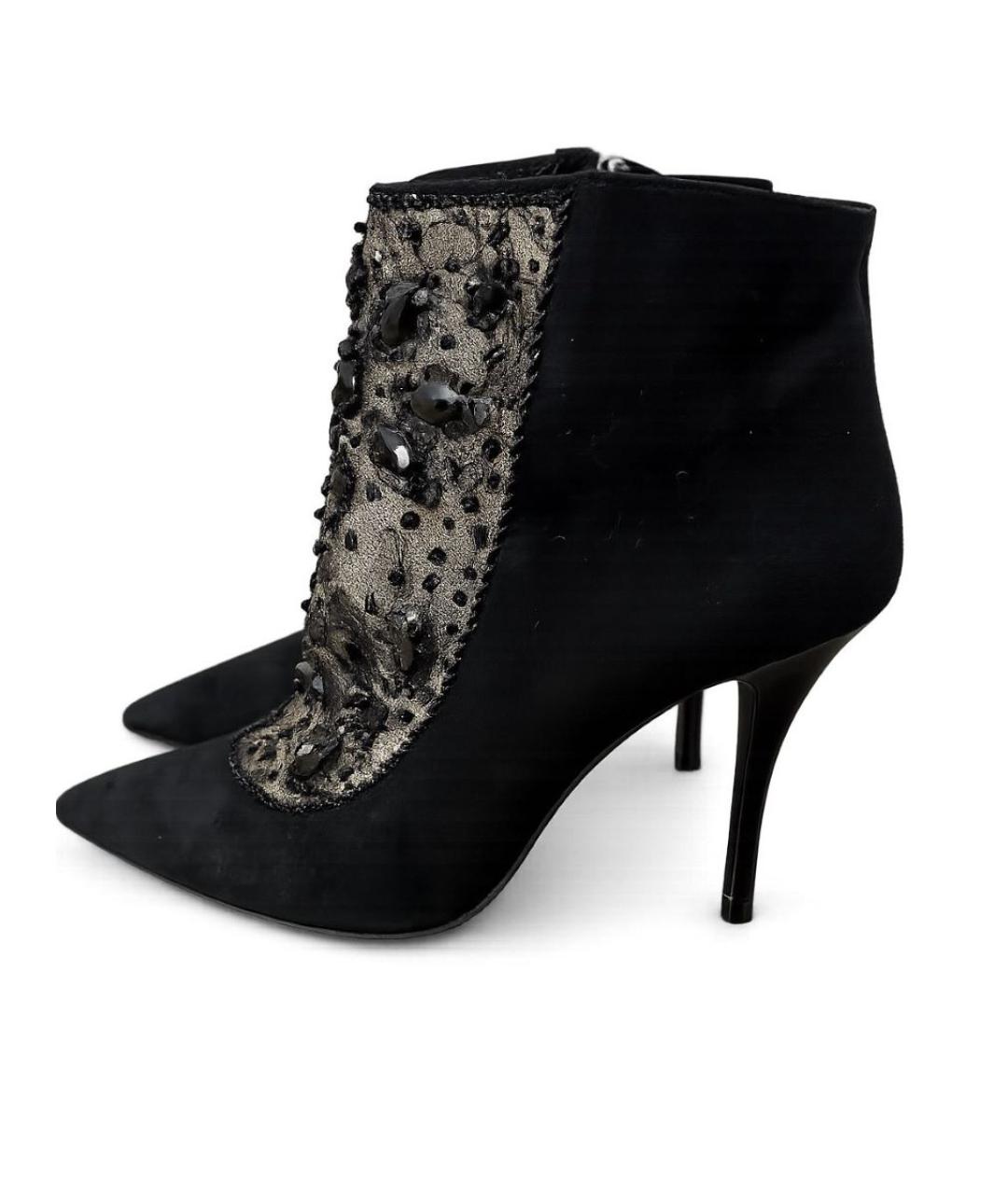 RENE CAOVILLA Черные ботильоны, фото 10