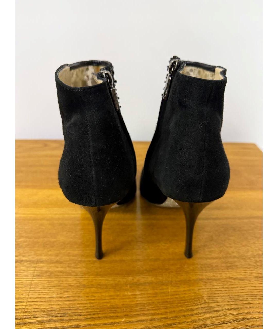 RENE CAOVILLA Черные ботильоны, фото 4