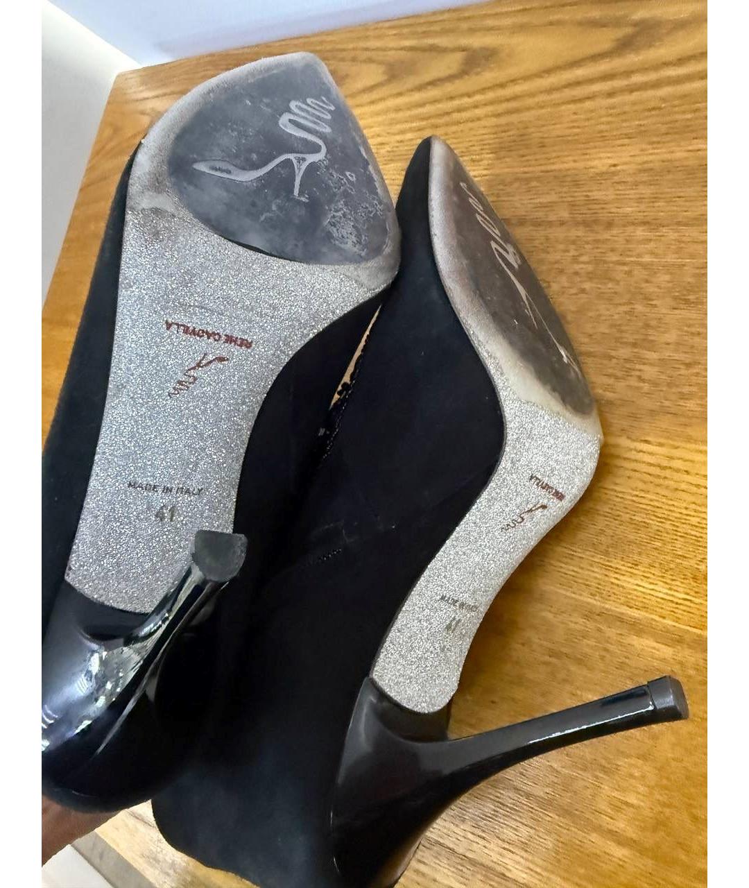 RENE CAOVILLA Черные ботильоны, фото 8