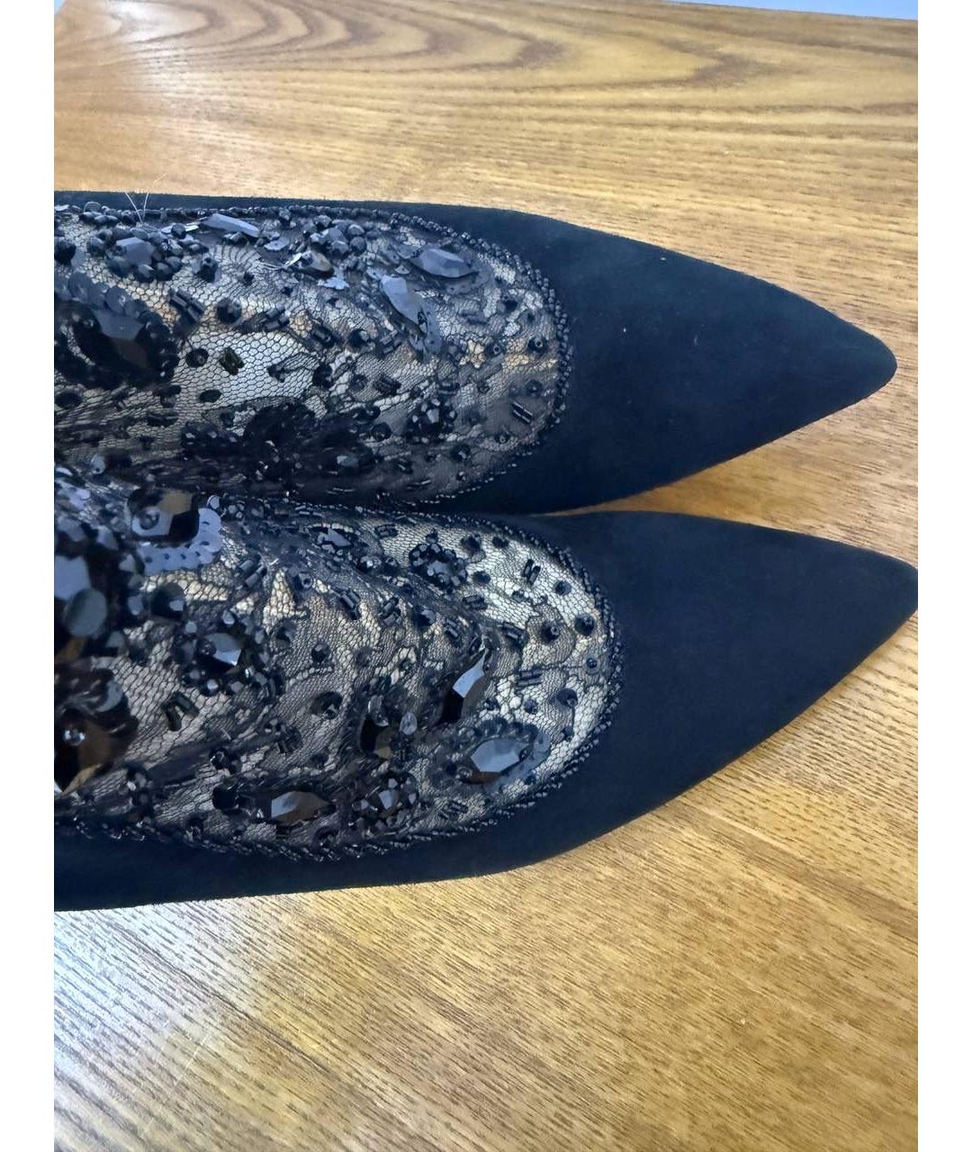 RENE CAOVILLA Черные ботильоны, фото 6