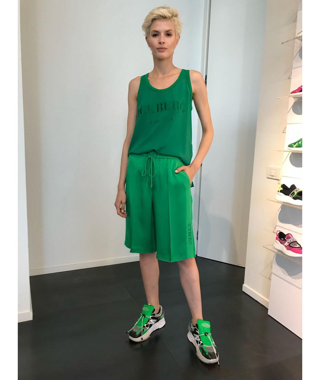 ICEBERG Зеленый костюм с брюками, фото 3