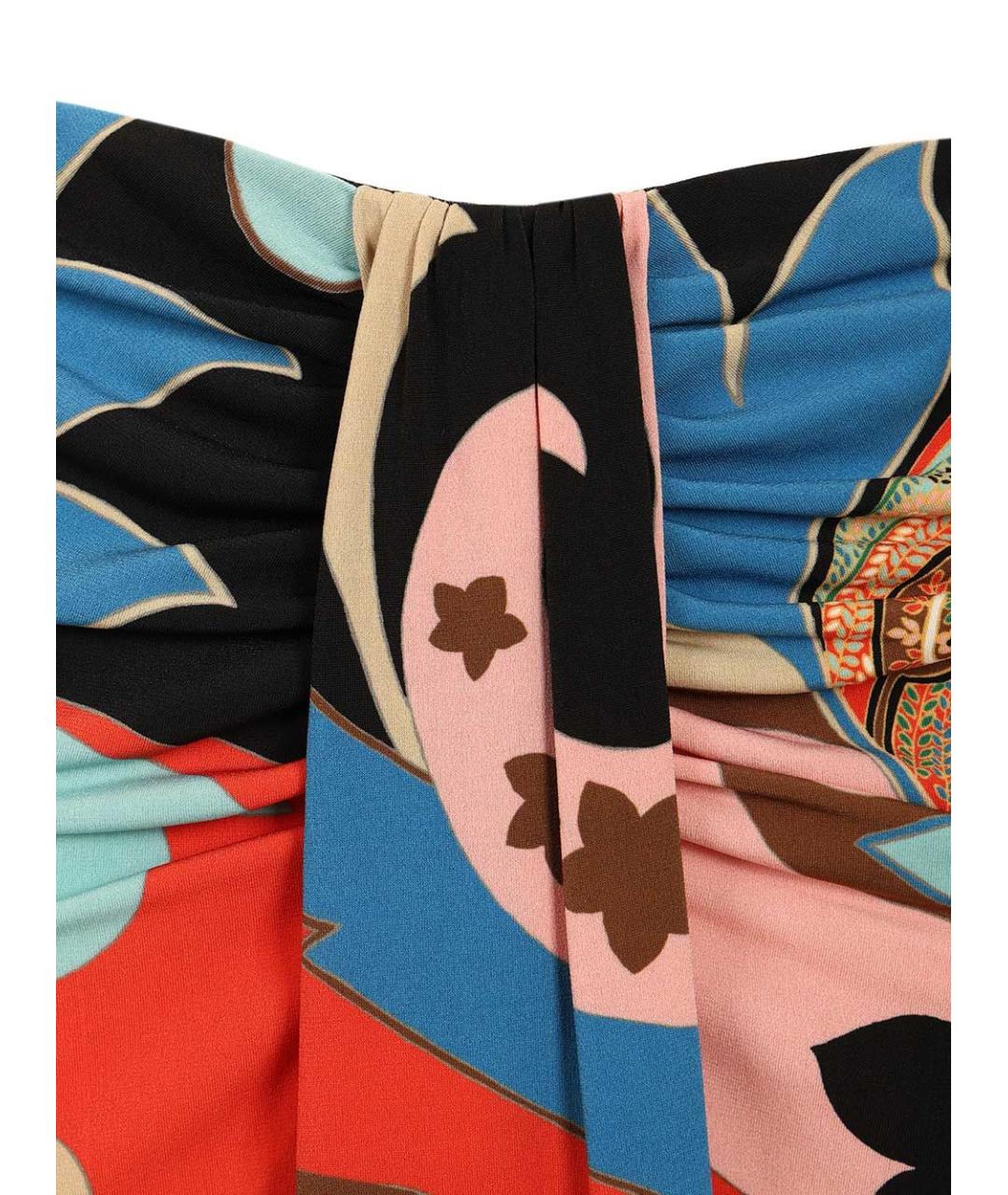 ETRO Мульти полиэстеровая юбка миди, фото 4