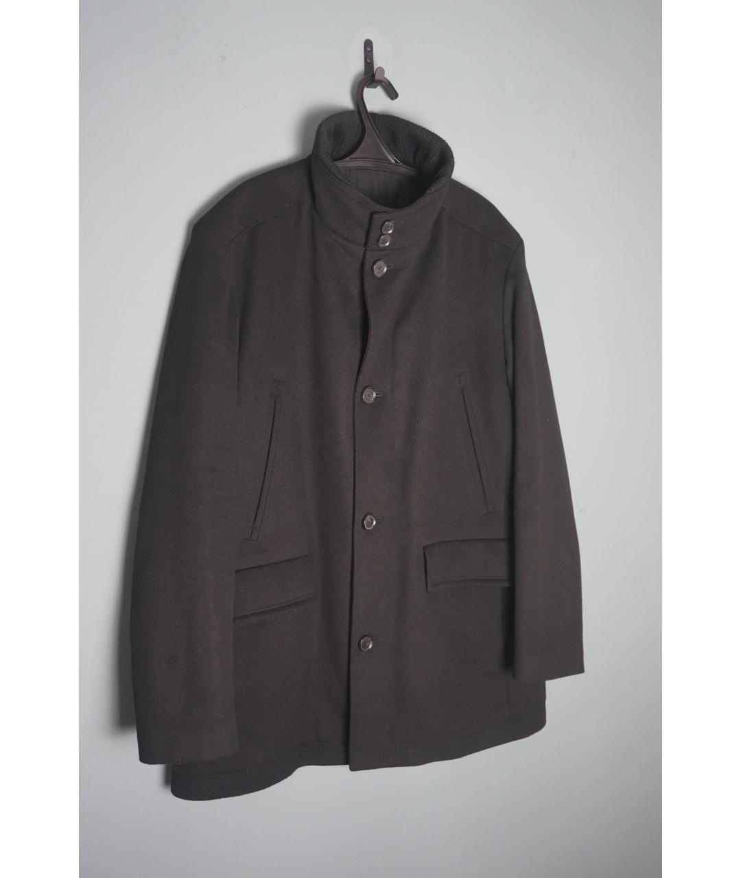 HUGO BOSS Черное кашемировое пальто, фото 9