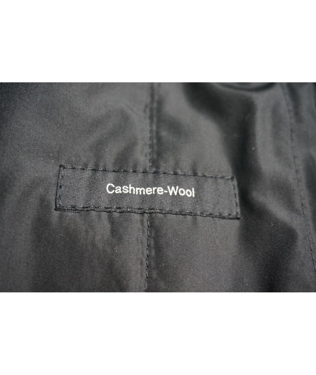 HUGO BOSS Черное кашемировое пальто, фото 5