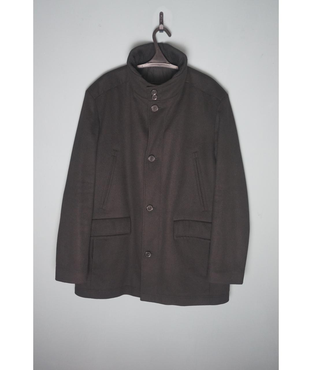 HUGO BOSS Черное кашемировое пальто, фото 10