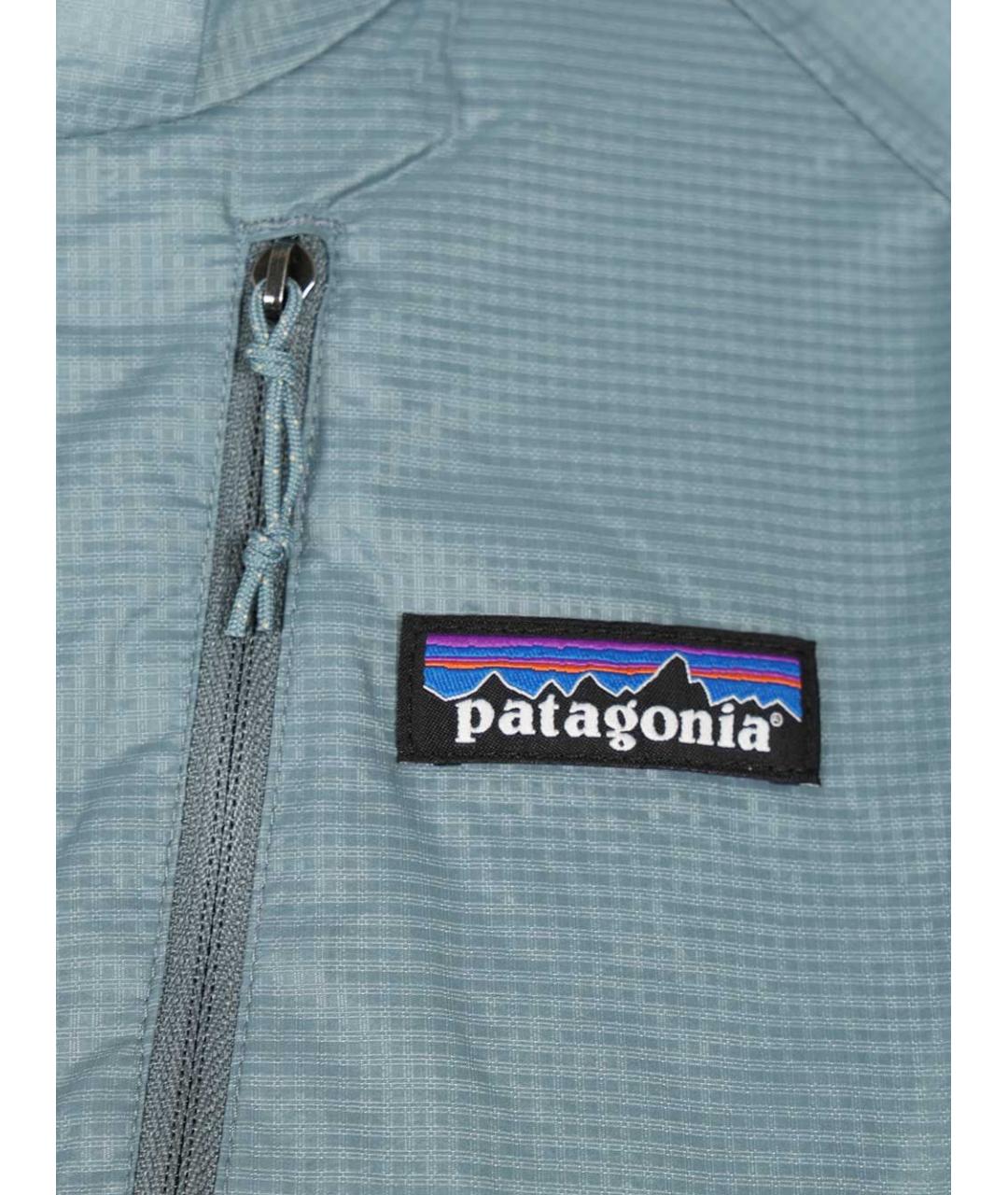 PATAGONIA Голубая полиамидовая куртка, фото 4