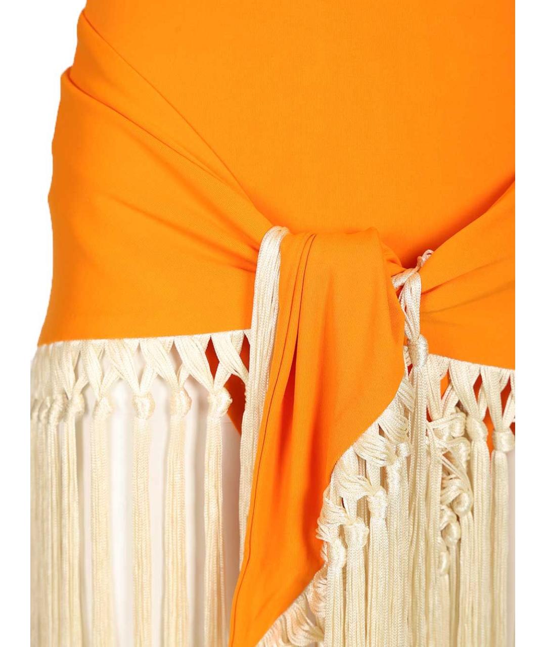 TALLER MARMO Оранжевый полиамидовый купальник, фото 4