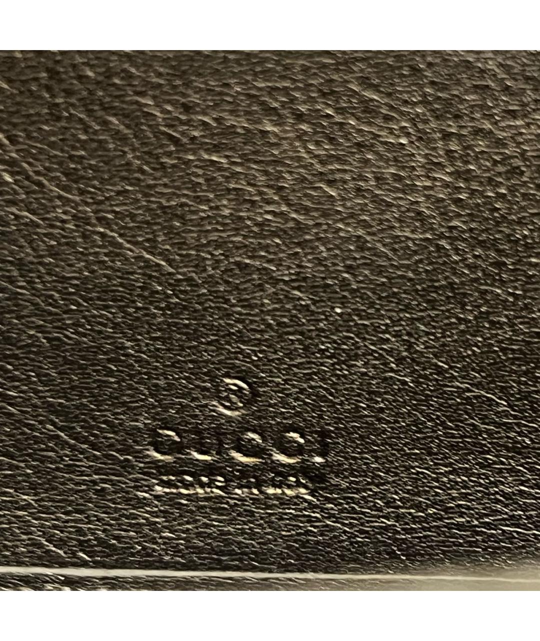 GUCCI Черный кожаный кошелек, фото 6