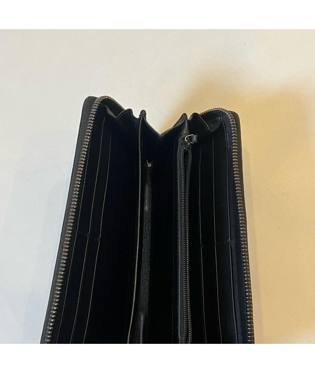 GUCCI Черный кожаный кошелек, фото 3