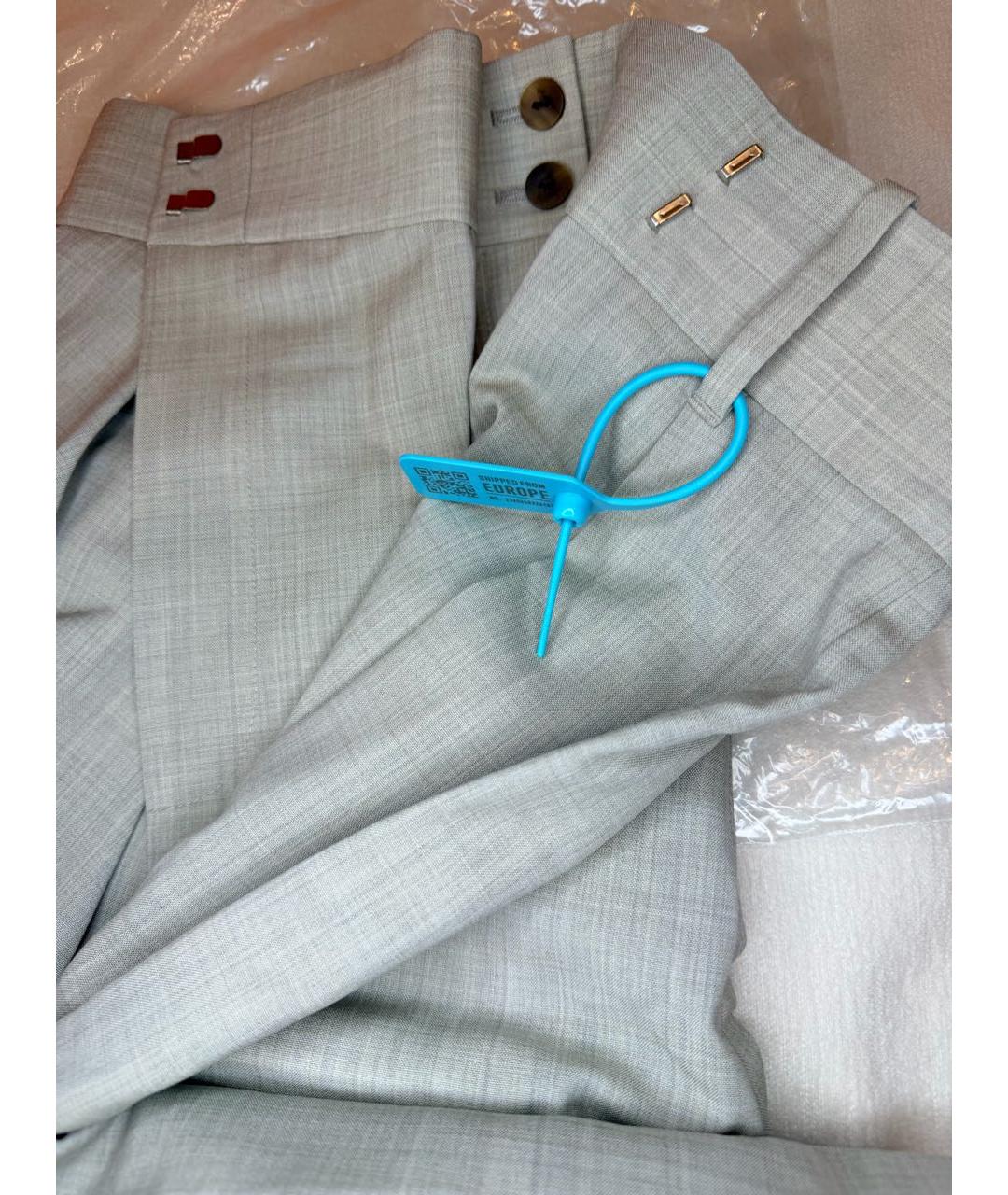 LOEWE Бежевые брюки широкие, фото 6