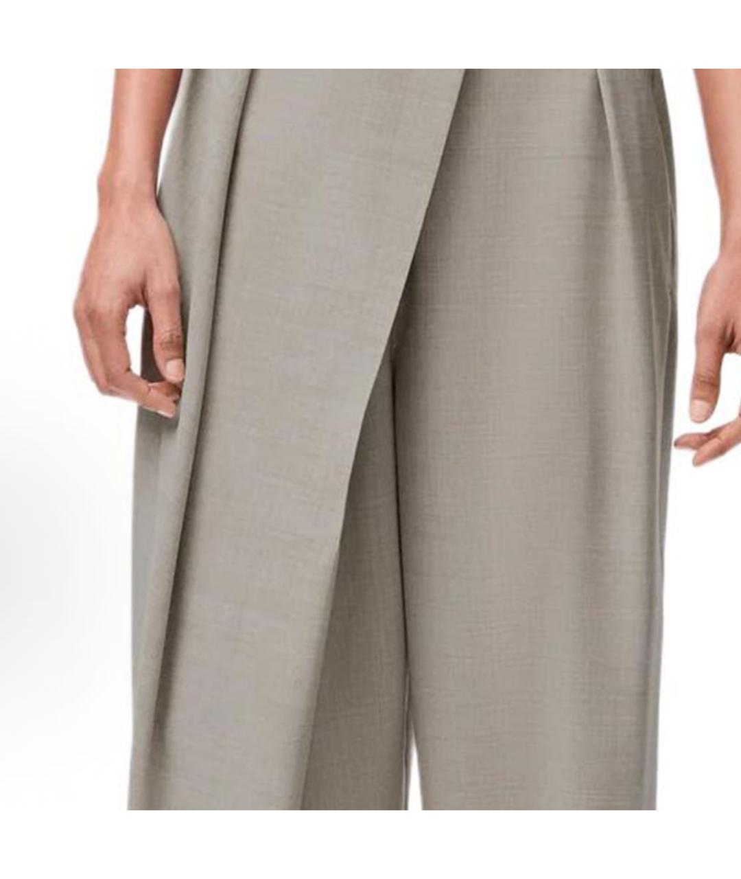 LOEWE Бежевые брюки широкие, фото 4