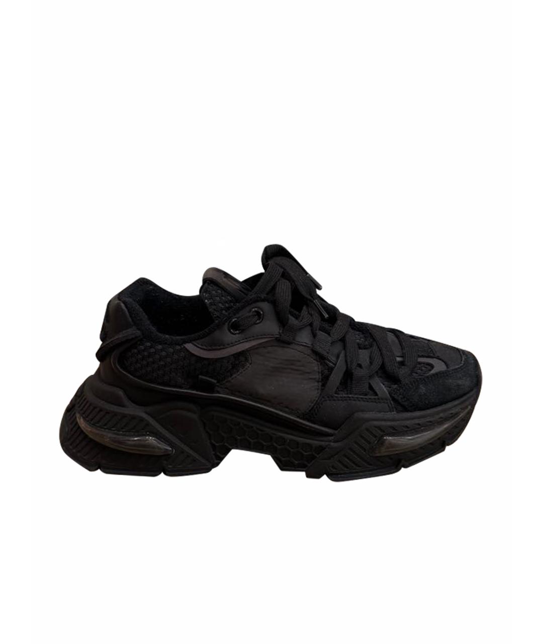 DOLCE&GABBANA Черные кроссовки, фото 1