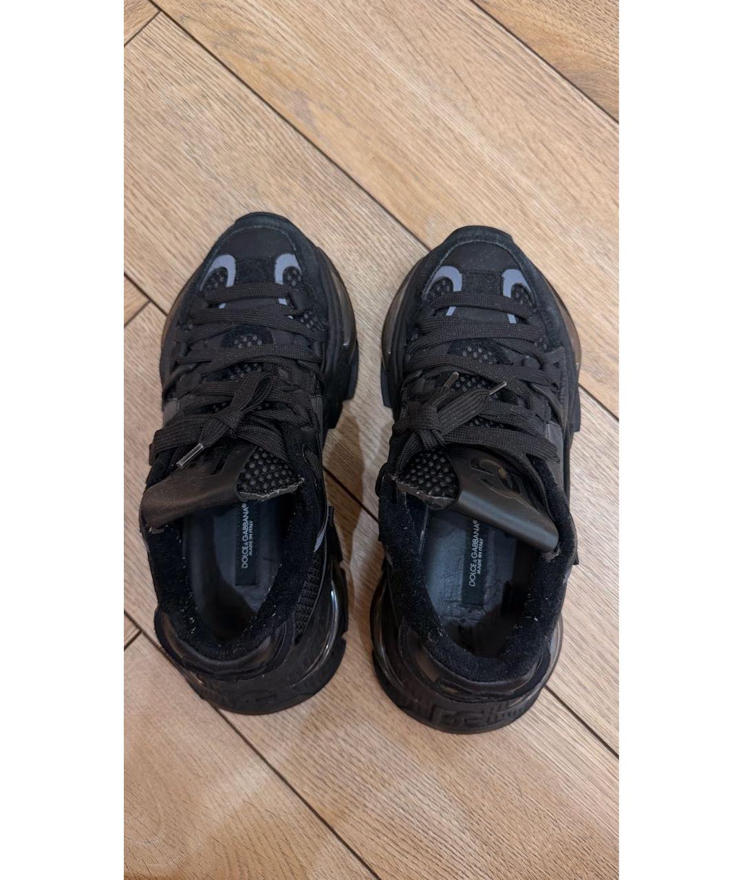DOLCE&GABBANA Черные кроссовки, фото 4