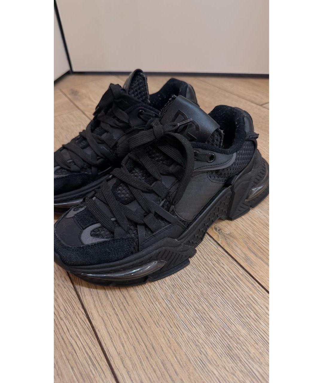 DOLCE&GABBANA Черные кроссовки, фото 6