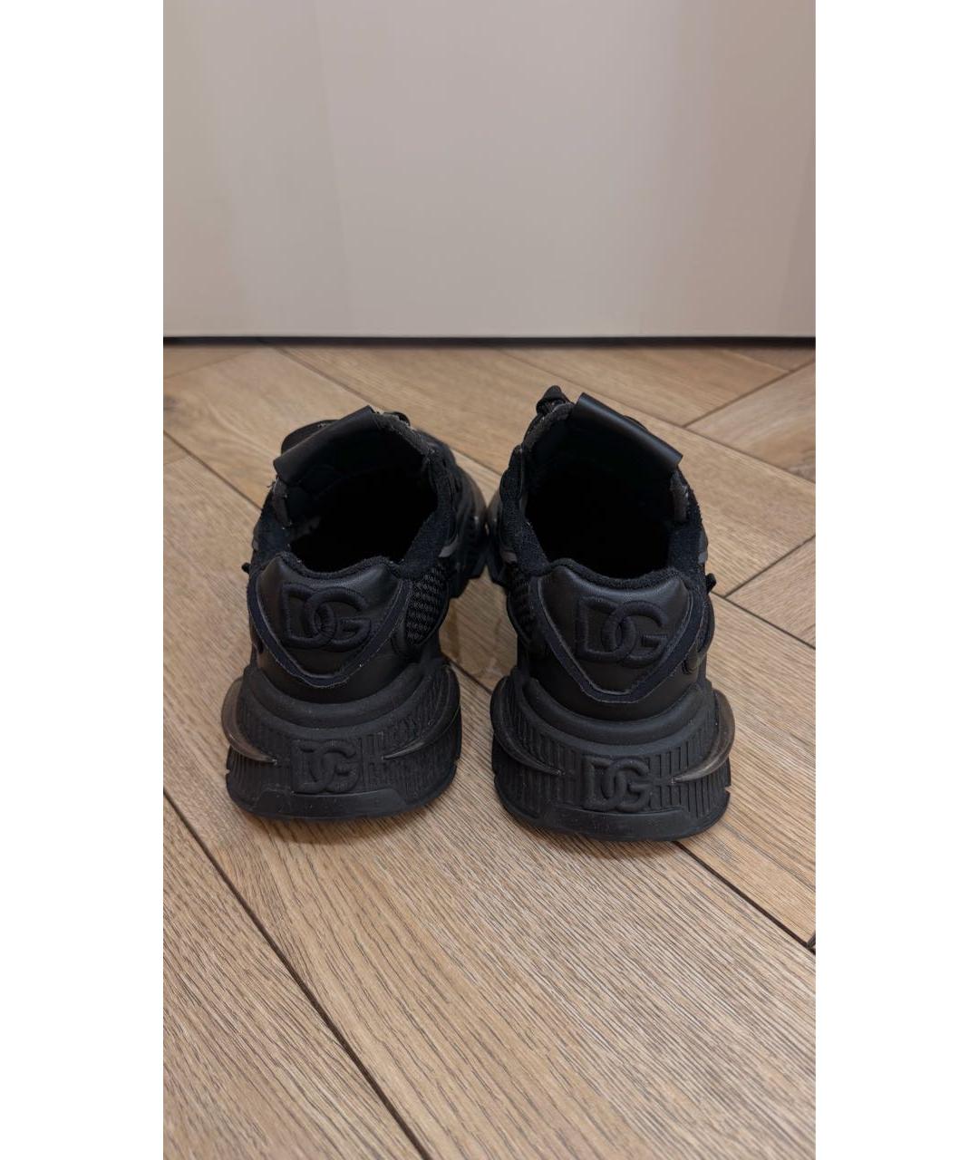 DOLCE&GABBANA Черные кроссовки, фото 3