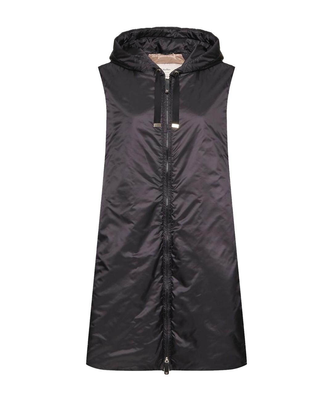 MAX MARA THE CUBE Черный полиэстеровый жилет, фото 1