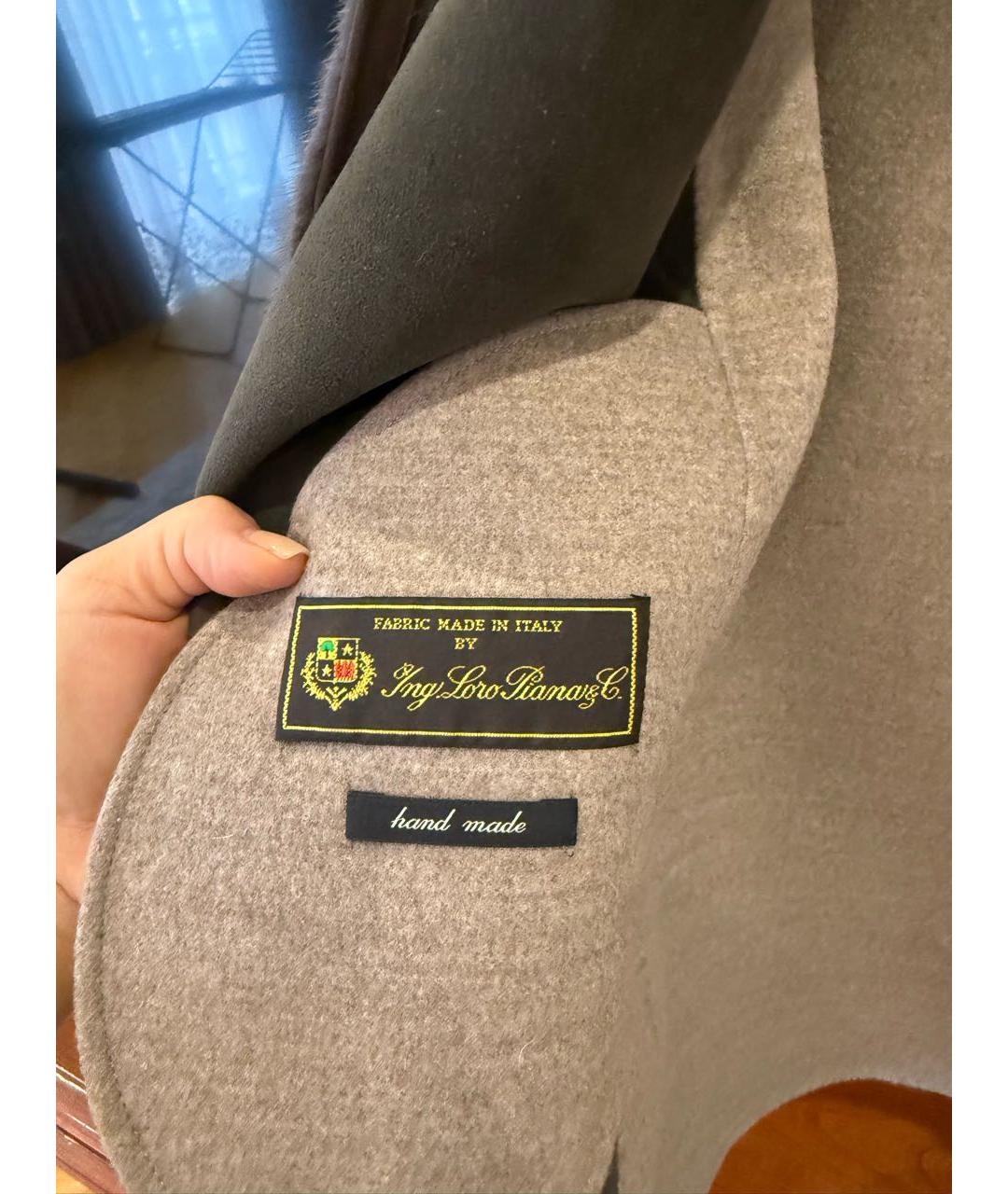 MANZONI 24 Бежевый кашемировый жилет, фото 5