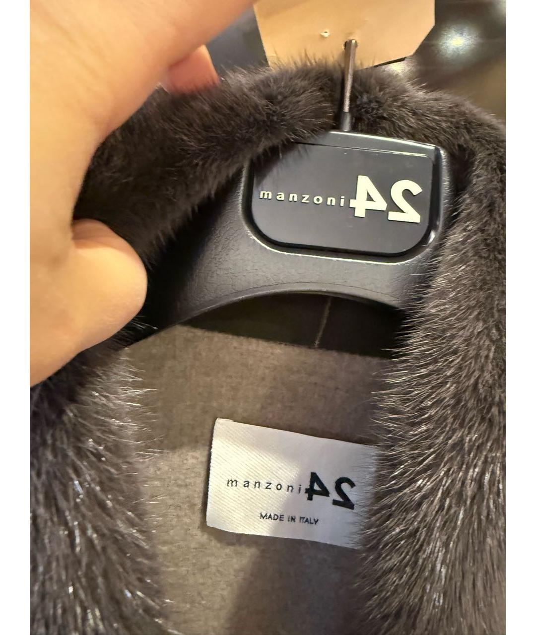 MANZONI 24 Бежевый кашемировый жилет, фото 8