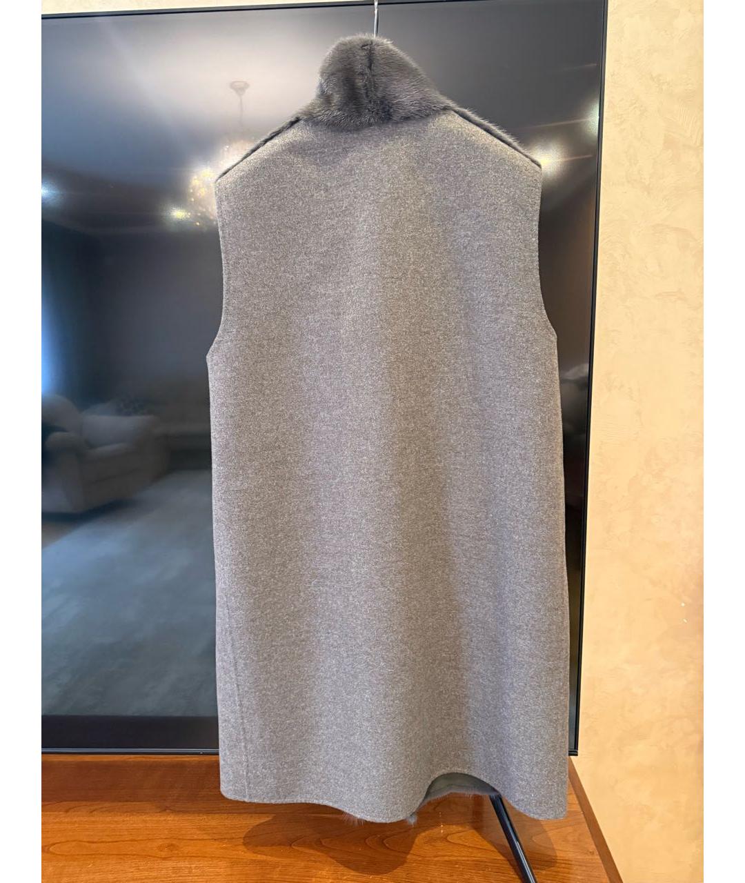 MANZONI 24 Бежевый кашемировый жилет, фото 3