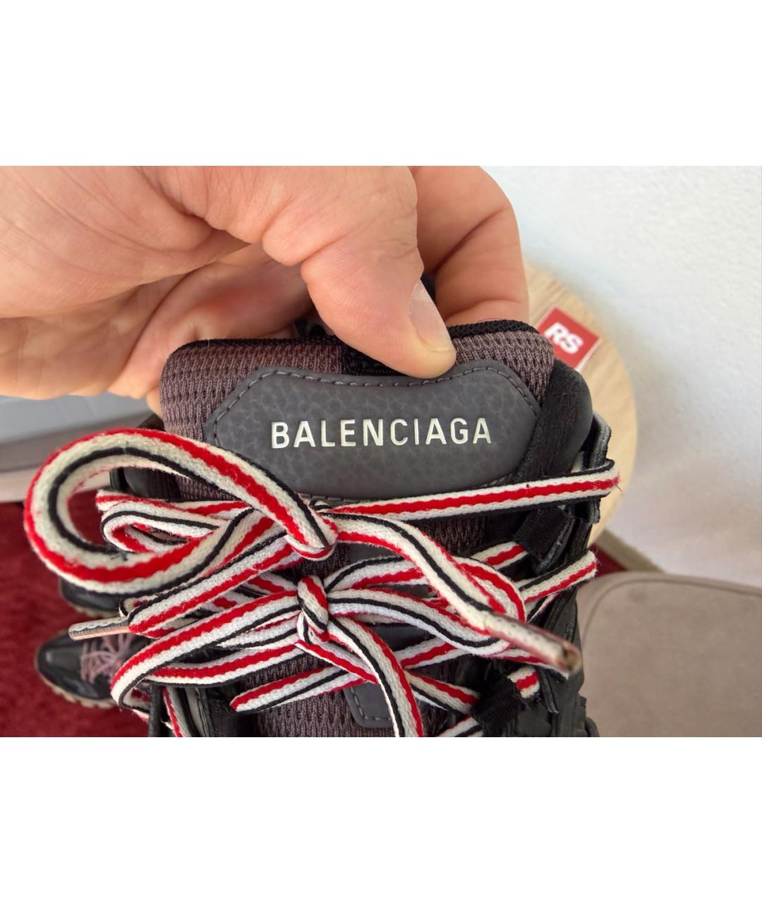 BALENCIAGA Мульти кожаные низкие кроссовки / кеды, фото 5