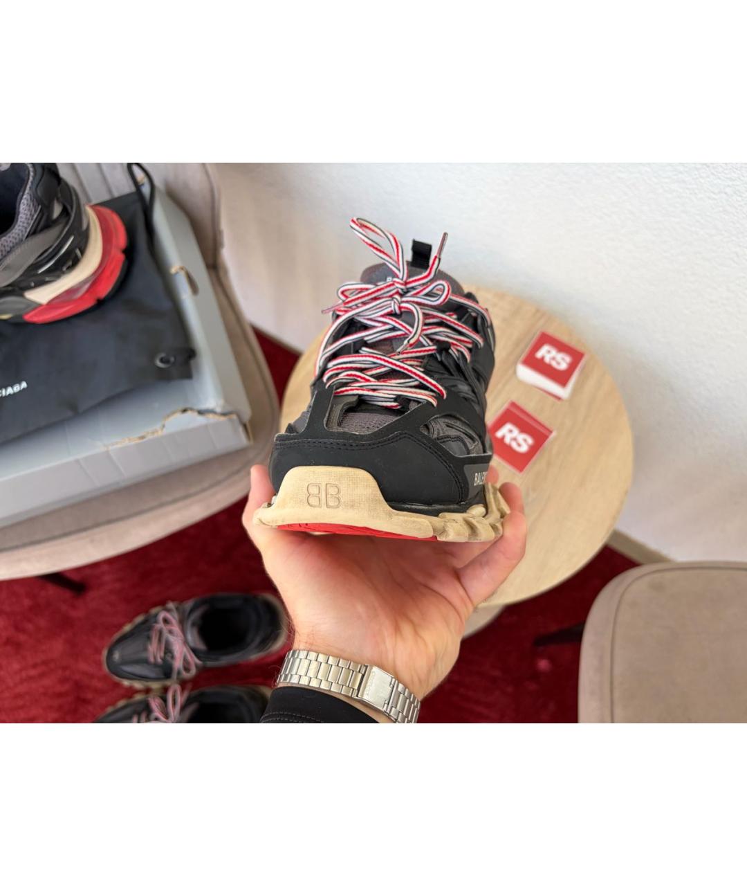 BALENCIAGA Мульти кожаные низкие кроссовки / кеды, фото 2