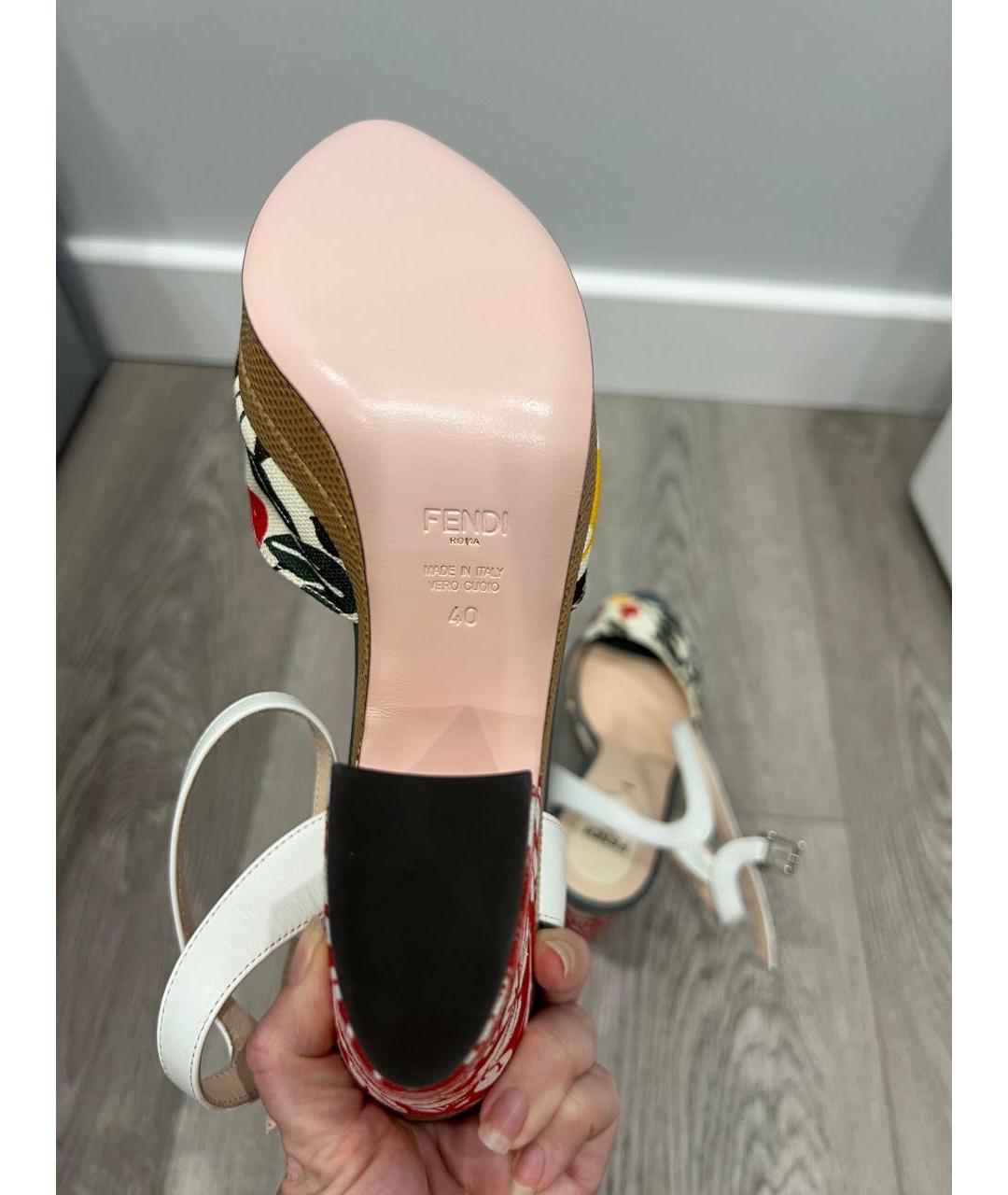 FENDI Босоножки, фото 3