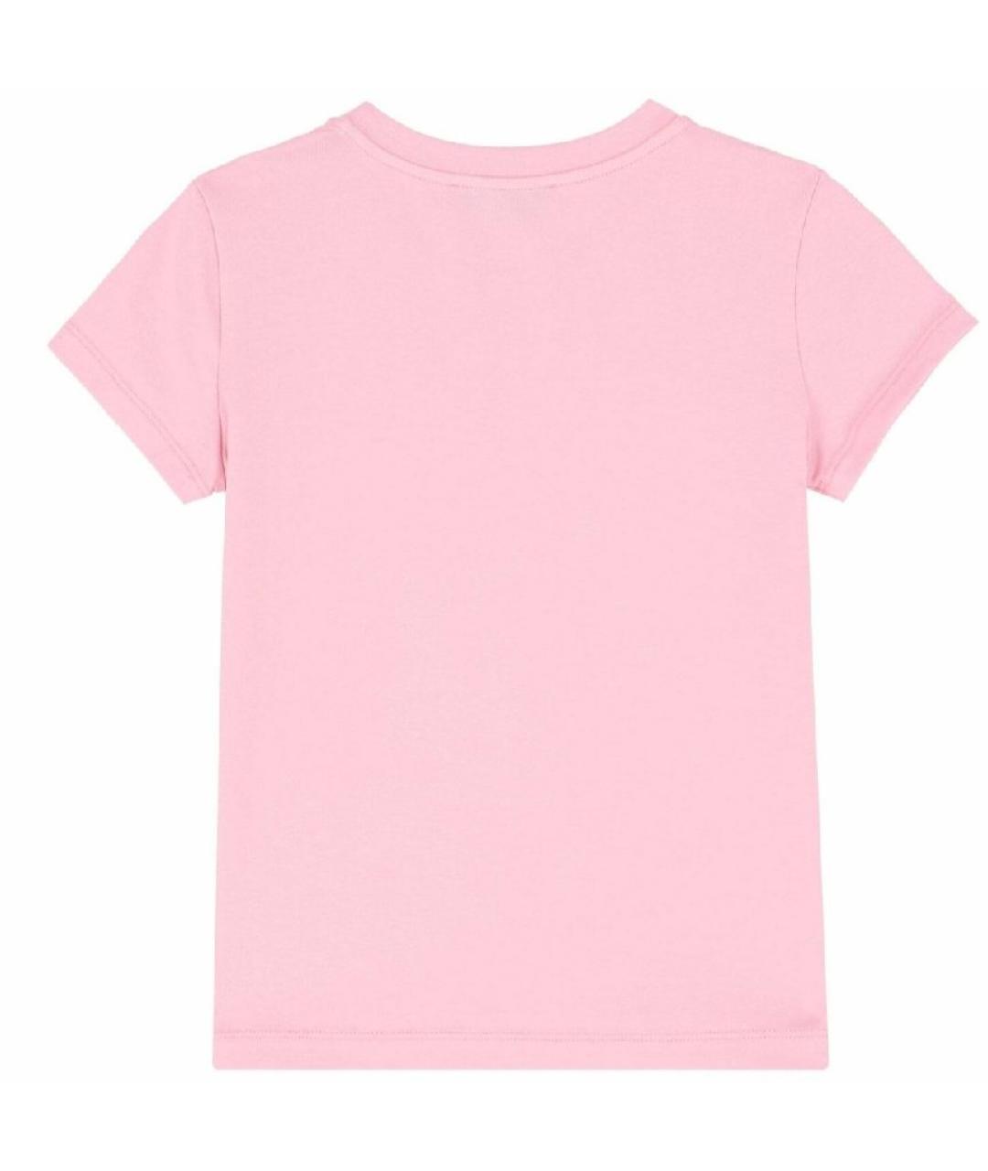 EMILIO PUCCI Розовый хлопковый детская футболка / топ, фото 3