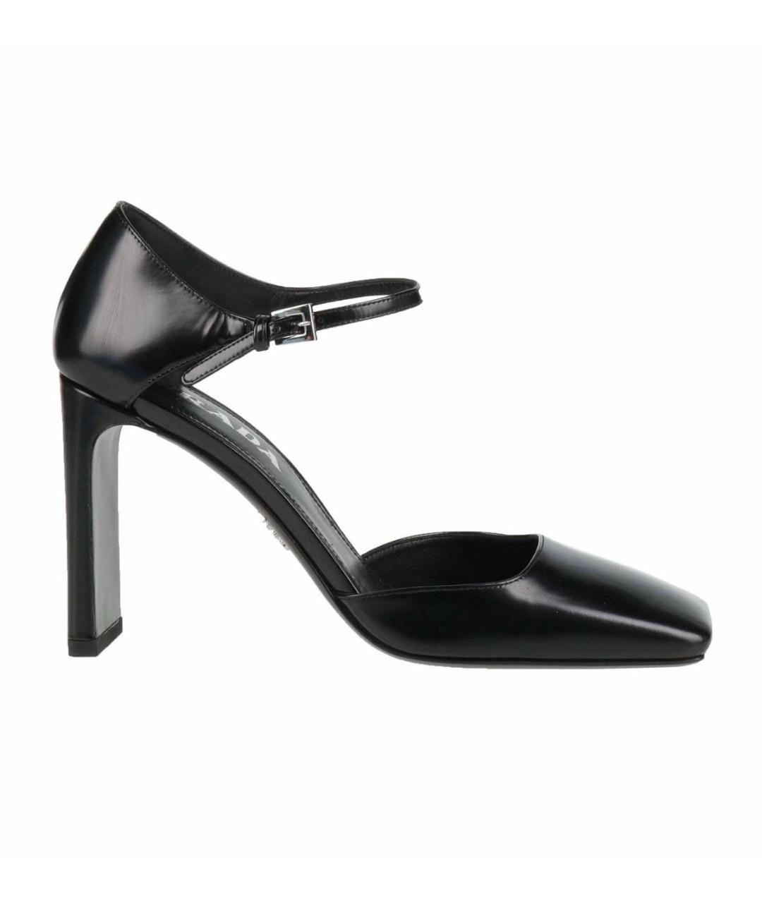 PRADA Черные кожаные туфли, фото 8